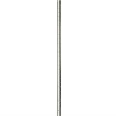 Focus Foodservice FG080CH 80 in. Chrome Post - Stationary Unit - Pack of 4