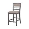 24/7 Shop at Home Merinda 7-Piece Counter Height Dining Set, Weathered Gray and Beige view 3