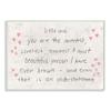 Kids Inspirational Word Pink Stars Bedroom Nursery Design view 1