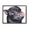 Stupell Industries Cute Pig Baby Animal Watercolor Painting view 1