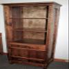 Barnwood Linen Closet with Shelves view 1