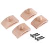 Classy Clamps Wooden Quilt Hangers  4 Large Clips (Light) and Screws for Wall Hangings. Hang up and Display Quilts, Tapestries, Rugs, Fiber Art, and More! view 1