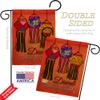 Festival Of Lights Burlap Garden Flag Set with Stand Celebration Diwali Deepavali Hindus Religious Small Decorative Gift Yard House Banner Double-Sided Made In USA 13 X 18.5 view 3