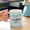 H:)PPY life 46253 XL Mug, Heute mache ich erstmal nichts, maritime small boat, porcelain, blue, 60 cl view 2