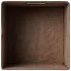 Amazon Basics Collapsible Fabric Storage Bins with Handle, Sturdy Space-Saving Cube Organizer, 10.5" x 10.5" x 11", Taupe, 6-Pack view 3