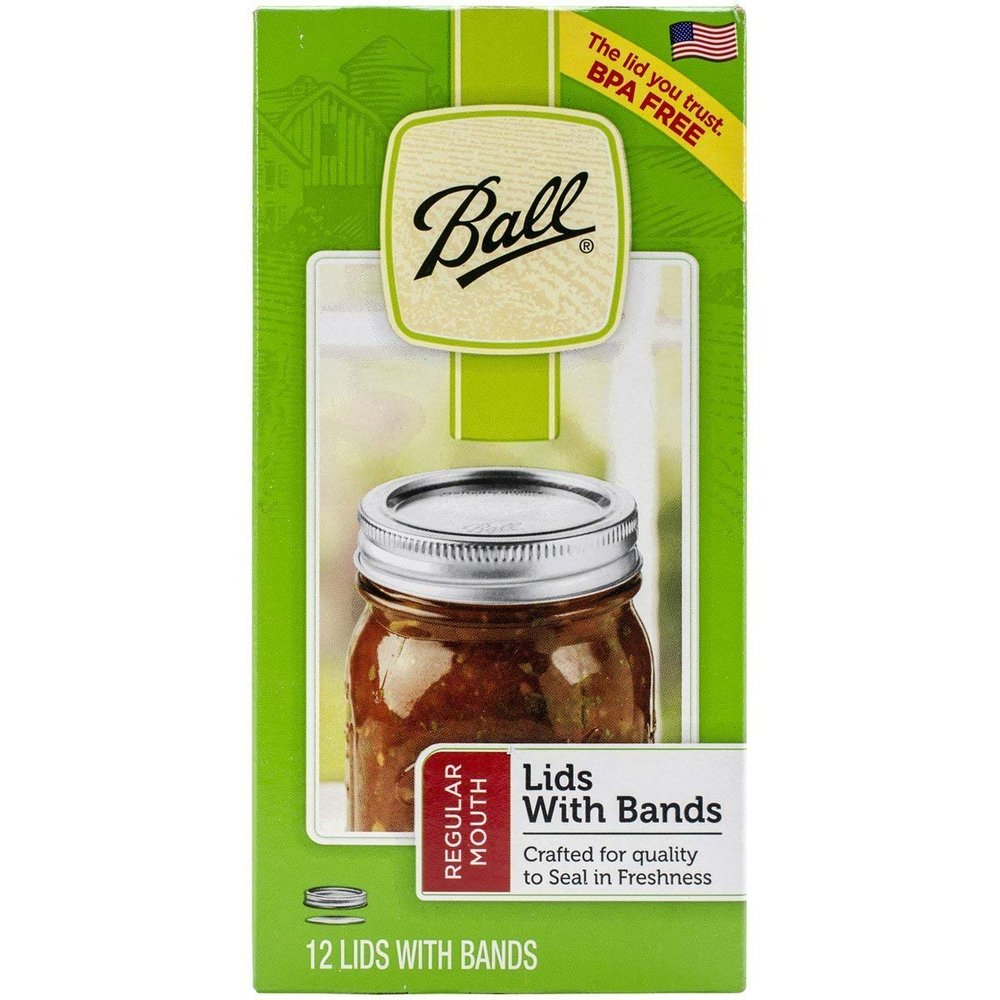 Ball Regular Mouth Lids and Bands, 36 count