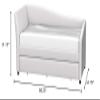 Acme Jedda Faux Leather Upholstered Twin Daybed and Trundle in White view 2