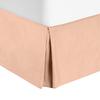 Comfort Bed Store Box Pleated Bed Skirt-1000 Thread Count 100% Egyptian Cotton,Quadruple Pleated, Wrinkle and Fade Resistant, 16 Tailored DropInches(Peach,Full) view 1