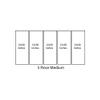 5 Piece Luxury Canvas Posters of Sports Cars Supercar Exotic Luxury Modern Wall Art Decor (5 Piece Medium, FERRARI) view 2
