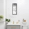 ArtToFrames 8x22 Inch Brown Picture Frame, This 0.75 Inch Custom Poster Frame is Dark Brown - Comes with Economy Acrylic and Corrugated Backing (2WOMD9331-8x22) view 2