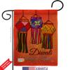 Festival Of Lights Burlap Garden Flag Set Wall Hanger Celebration Diwali Deepavali Hindus Religious Small Decorative Gift Yard House Banner Double-Sided Made In USA 13 X 18.5 view 2