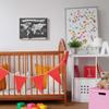 Kids World Map Black and White Nursery Design view 4
