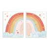 Kids Colorful Rainbow Stars Painting Design view 1