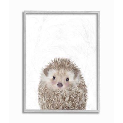 Baby Hedgehog Animal Kids Painting