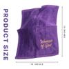 Swanson Christian Products Pastor Towel  Woman of God  Purple Hand Towel with Gold Embroidery  Cotton view 2