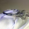 Bansriracha Ring 100% Soild 925 Sterling Silver Jewelry 1.5ct Sona AAAAA Zircon Cz Engagement Wedding Band Rings for Women (5) view 4