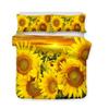 Children 3D Bedding Set Full King Sunflower Print Duvet Cover Set Bedclothes with Pillowcase Home Textiles Twin Queen Quilt Cover (35,US Queen) view 3