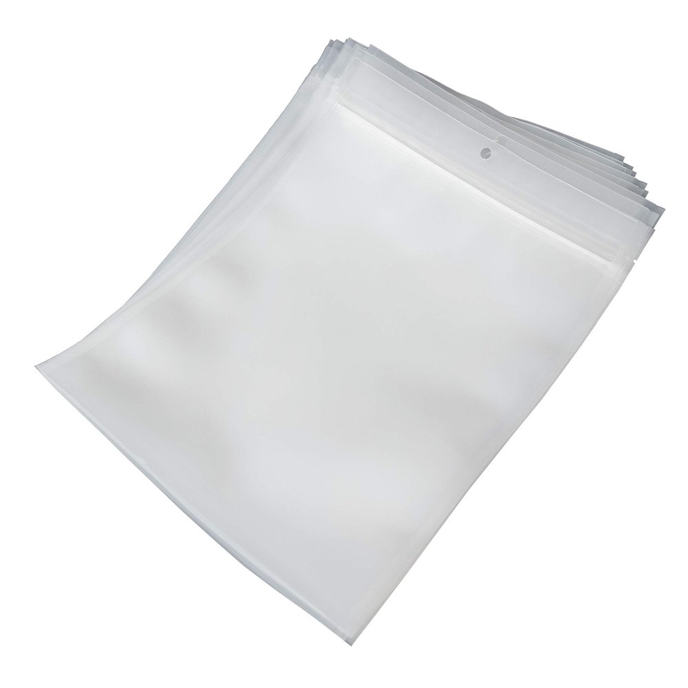 Vacuum Chamber Zipper Pouches - (6 x 11) - 4 Mil - 1000/CS - Bottom Fill with Hang-hole