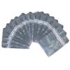 Belinlen 200 Pack 3 x 4 Inch Zipper Mylar Bags Resealable Clear Silver Bags Reusable Food Storage Aluminum Foil Pouch Bag for Multipurpose 4mil Thickness view 1