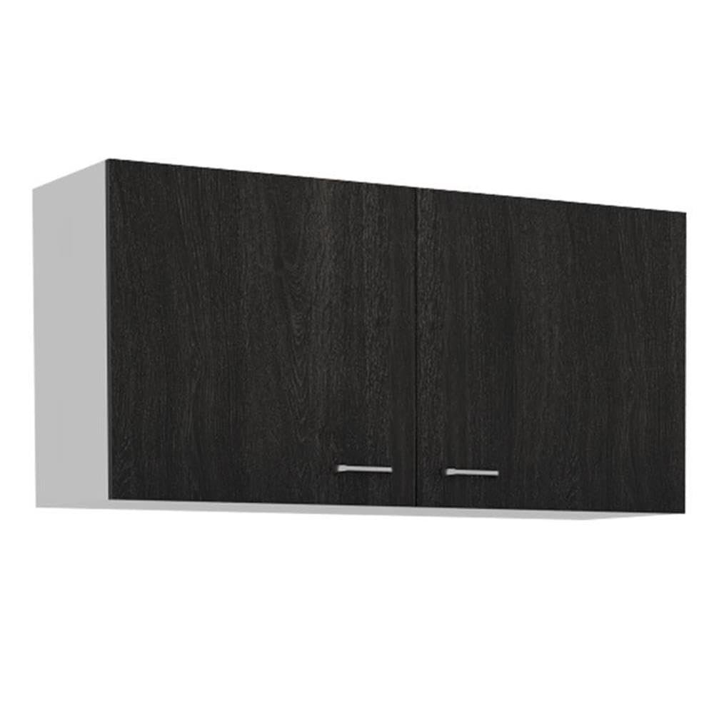 Tuhome Napoles 39" W Double Door Wall Cabinet with Spacious Interior, Two-Tone Finish, Ideal for Kitchen, Office, Bathroom, or Garage Storage