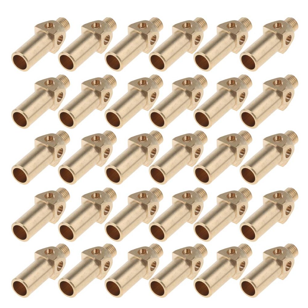 30 Pcs Solid Brass Gas Jet Burner Nozzles Tips Heads,