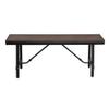Acme Mariatu Rectangular Wooden Bench in Oak view 1
