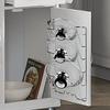 5-Tiers Pot Lid Rack, Wall Mount Pot Lid Holder Multi Tiers Pan Lid Holder Cabinet Door Storage Rack Cookware Stand Holder , For Home Kitchen Cabinet Pantry view 2