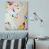 Stupell Industries Colorful Abstract Elephant Animal Rainbow Drawing view 3