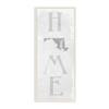 Stupell Industries Maryland Home State Map Grey Textured Word Design Wall Plaque Art by Daphne Polselli, 7 x 0.5 x 17, Multi-Color view 1