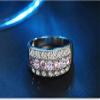 Bansriracha Rings Anniversary Red Cubic Zirconia 925 Sterling Silver Finger Ring for Women Genuine Fashion Jewelry (9) view 4