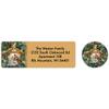 Holiday Peak Custom Nativity Wreath Labels & Envelope Seals 20 view 1