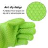 AKOAK Kitchen Perfect Silicone Barbecue Glove, Cooking/Grilling/Oven/Baking Glove, Waterproof, Non-Slip, Heat Resistant - Easily Handles Hot Food in The Kitchen or Grill, Pack of 1(Green) view 3