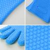 AKOAK Kitchen Perfect Silicone Barbecue Glove, Cooking/Grilling/Oven/Baking Glove, Waterproof, Non-Slip, Heat Resistant - Easily Handles Hot Food in The Kitchen or Grill, Pack of 1(Blue) view 3