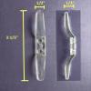 Asia Buy Clear Plastic Cord Cleat - for Drapery/Shade/Blind- Child and Pet Safety (6) view 2