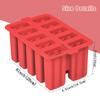 Silicone Popsicles Molds,10 Cavity Homemade Popsicle Molds DIY Ice Pop Molds for Kids & Adults Food Grade BPA-Free with Popsicle Maker Sticks Popsicles Bags A Funnel (Red) view 3