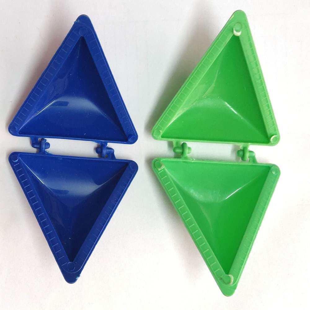 Blue Hut Mould Samosa Maker (Multicolour) (16 cm) Pack of 2