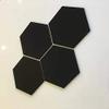 Black Gloss Acrylic Hexagon Sheet, Acrylic Coaster Hexagon Place Card Names Wedding Signs, Crafting Mosaic & Wall Tiles (Black, 3") view 3