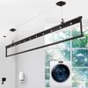 Drying rack Ceiling Mounted Small Balcony Pulley Single Rod Lifting Airer Dryer Aluminum Alloy Hand-Held 200 Cm view 1