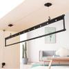 Drying rack Ceiling Mounted Small Balcony Pulley Single Rod Lifting Airer Dryer Aluminum Alloy Hand-Held 200 Cm view 2