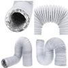 5 Inch Diameter Exhaust Hose Air Conditioner Hoses 118 Inch Length with High Flexibility for Draining Smoke Moisture Dust, Etc view 3