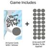 Is Mommy Ready To Pop Baby Shower Scratch Off Game | 24 Cards | Boy Baby Shower Scratch Off Tickets | Ready To Pop Baby Shower Scratchers | Boy Baby Shower Game Ideas view 3