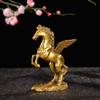 Chinese Fengshui Brass Pegasus Horse with Wings Statue Home Decoration Gift ZD123 view 4