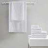 510 DESIGN Big Bundle 100% Cotton Bath Towel Set, Quick Dry Zero Twist Terry Fabric, Soft, and Highly Absorbent for Shower, Multi-Sizes, White 12 Piece view 2