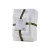 510 DESIGN Big Bundle 100% Cotton Bath Towel Set, Quick Dry Zero Twist Terry Fabric, Soft, and Highly Absorbent for Shower, Multi-Sizes, White 12 Piece view 4