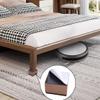 Ezprotekt 2 Inch Bed and Furniture Risers, Square Heavy Duty Solid Steel Self-Adhesive Sofa Table Couch Dresser Risers, Supports 20,000 lbs,Protect Wood and Carpet Floors from Scratch(Brown, 4 Pack) view 4