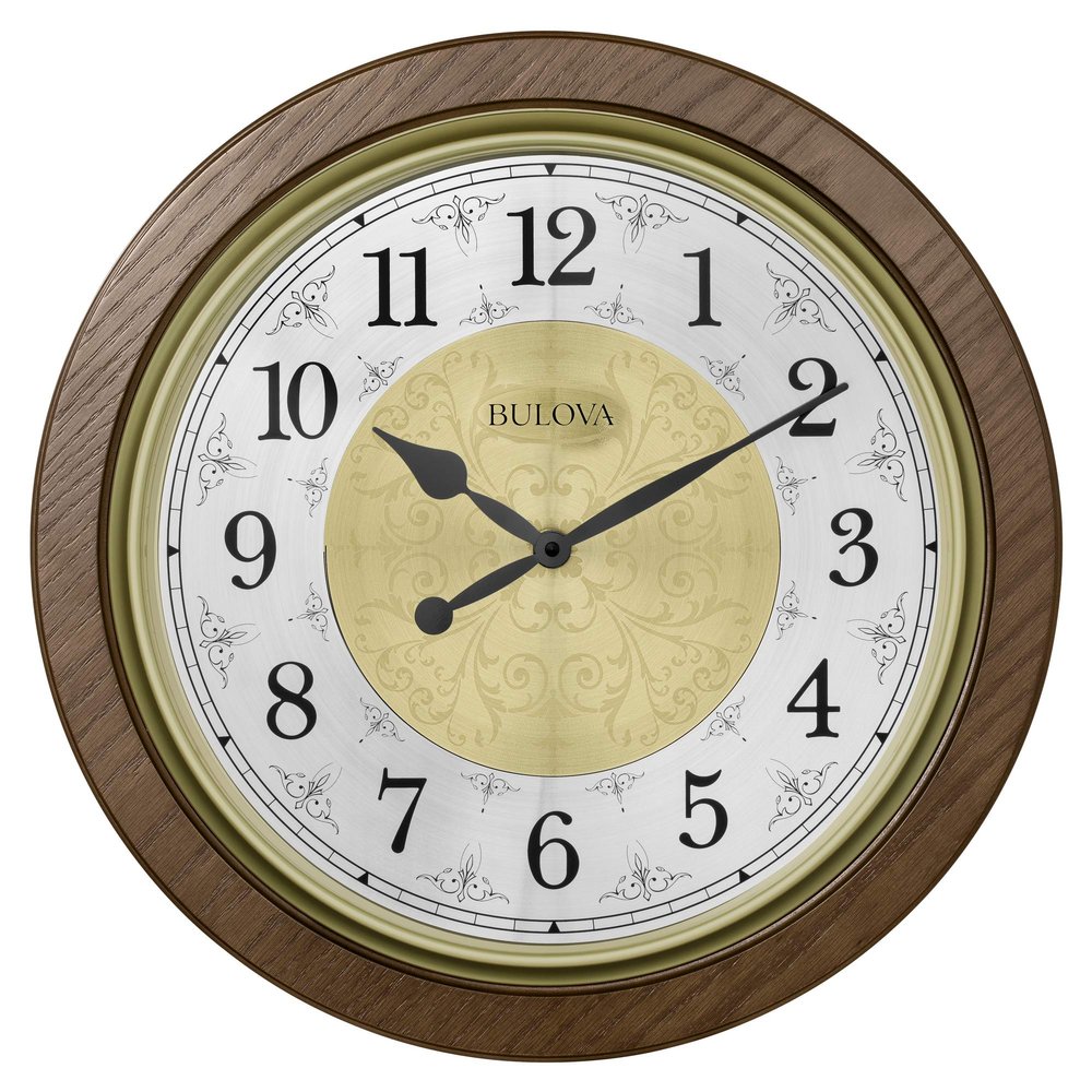 Bulova C4115 Manchester Chiming Wall Clock