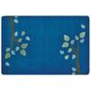 Carpets for Kids 1054 KIDSoft Branching Out Decorative Nursery Room Rug 4ft x 6ft Rectangle Blue view 1