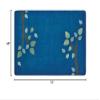 Carpets for Kids 1054 KIDSoft Branching Out Decorative Nursery Room Rug 4ft x 6ft Rectangle Blue view 2