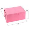 MT Products Pink Cookie Boxes 6" x 4 1/2" x 2 3/4" - Elegant Bakery Boxes No-Window (Pack of 25) - Made in the USA view 3