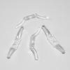 4pcs Clear Cord Cleat for Child Safety and 8pcs Screws for Drapery/Blinds Plastic Safety Rope Cleats Transparent Pull Cord Winders view 3